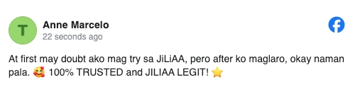 JiLiAA Facebook Review